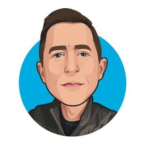 Caricature headshot of Gary Derheim, Vice President, Marketing & Business Development.