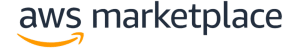 Logo of AWS Marketplace featuring stylized text and an orange Amazon smile.
