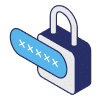 Secure lock icon