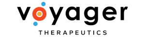 The official logo of Voyager Therapeutics features the word 